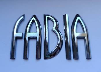 Napis emblemat Skoda Fabia I 99-04r