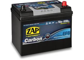 Akumulator ZAP CARBON EFB START&STOP 70Ah 630A Japan P+