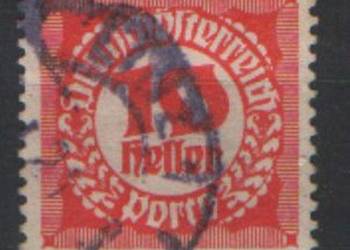Zn.  Porto Austria  Mi 76 kas 1920 Linz
