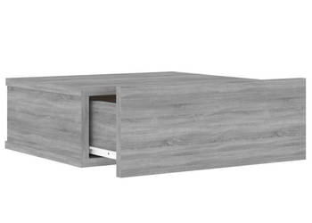 Wisząca szafka nocna 2 szt. szary dąb sonoma 40x30x15 cm WM-815285