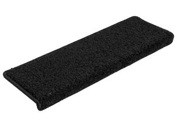Nakładki na schody 15 szt. 65x21x4 cm czarne WM-134576