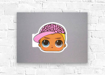 lol plakat na scianę, lol surprise grafika A3, lol surprise
