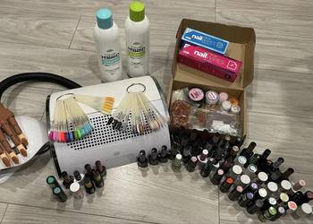 Zestaw do manicure hybrydowego oraz żelowego
