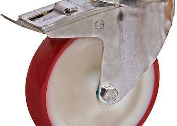 Koła skrętne ze stali nierdzewnej z powierzchnią z tworzywa sztucznego 847…