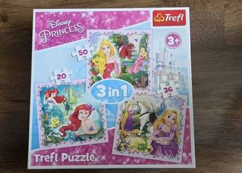 Puzzle Terfl Disney Princess 3 in 1