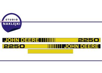 Naklejki John Deere 2250 Traktor Ciagnik Rolniczy Nalepki Komplet