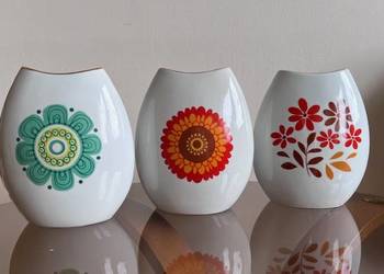 3 x wazon "Dysk", Chodzież. PRL