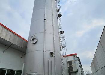 Silos ze stali nierdzewnej na cukier, makę materiały sypkie