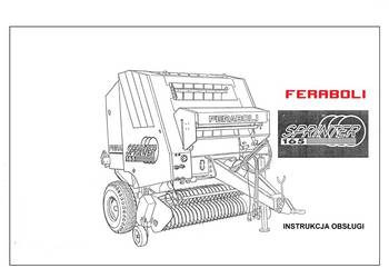 Instrukcja obsługi prasa Feraboli Sprinter 165 180