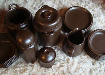 Bolesławiec brązowy - czekolada gorzka , 20 elemetów