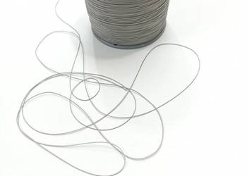 Sznurek do plis plisa rolet 0,8mm jasno szary 25mb H24