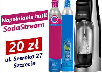 SodaStream napełnianie butli 20zł. Służby mundurowe 15zł.