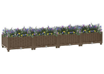 Donica do podniesionej rabaty 160x40x23 cm polipropylen WM-316514