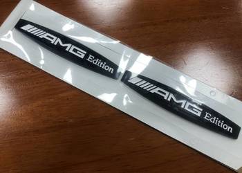 NOWY znaczek AMG Edition czarny klejany emblemat logo