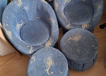 Komplet puf i foteli