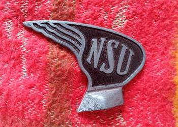 Stary emblemat NSU / rowerowy / motocyklowy / unikat.