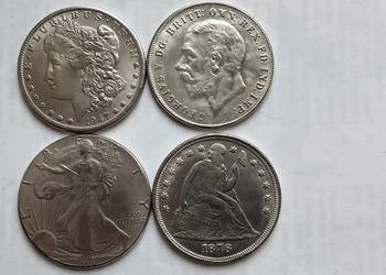 Monety kopie 4 sztuki