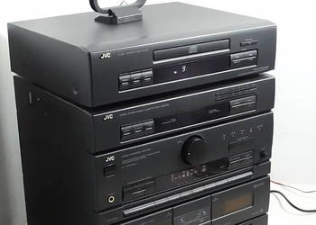 Wieża JVC DR-E56BK + XL-E56BK | Segmentowa, Korektor SEA, CD, 100% Sprawna