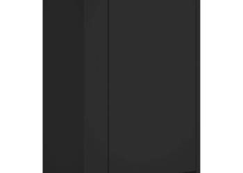 Szafka czarna 45x35x75 cm materiał drewnopochodny WM-848396