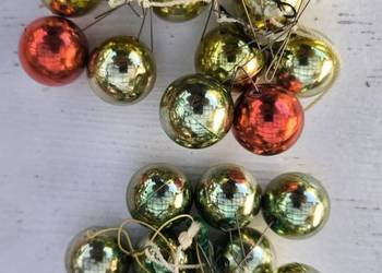 Bardzo stare bombki szklane