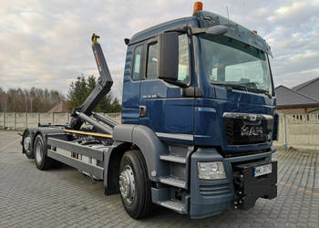 MAN TGS 26.320 Hakowiec Multilift 6x2 Oś Skrętna Tylko 216 Tys Km! Nowe Op…