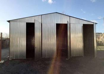 Blaszana montowana hala 10×12,5 m – ocynkowana