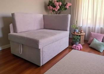 Łóżko dziecięce Narożnik rozkładany sofa z pojemnikiem funkcja spania