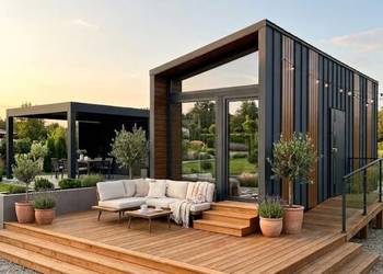 Domek mobilny 18m2 + antresola / 7,1x2,5 | Tiny House | domek letniskowy