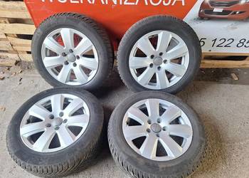 Alufelgi 5x112 16 ET45 Audi A4 A6 A8 TT koła zimowe 215/55R16 Alufelgi 5x112 16 ET45 Audi A4 A6 A8 TT koła zimowe 215/55R16