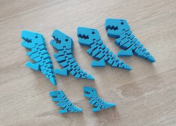 Dinozaury 3D ruchome elementy