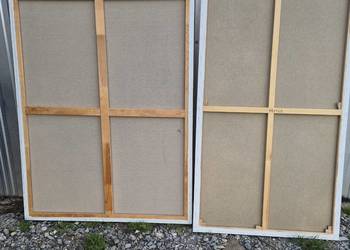 Dwa duże blejtramy 140x80 i 130x100 2 sztuki
