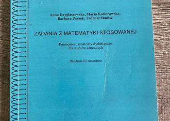 Książka Zadania z matematyki stosowanej Gryglaszewska Paszek