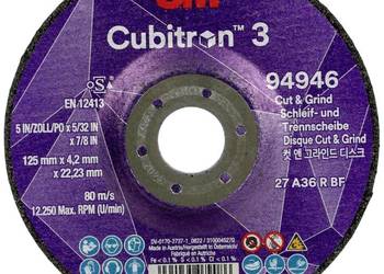Tarcza szliierska 3M Cubitron 3 Fi 125x7 Art 98647