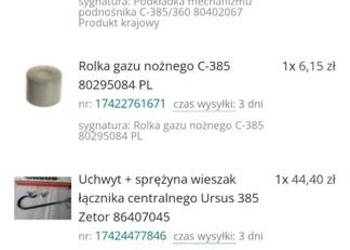 Uchwyt + sprężyna łącznika centralnego Ursus 902-1224