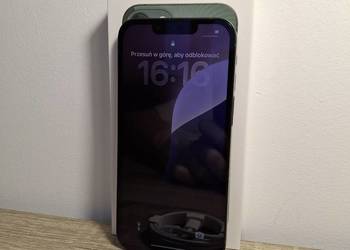 iPhone 13 128GB 90% Kondycji Stan Idealny Pudełko Kabelek Zielony