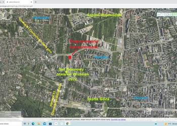 Wynajmę działkę plac 3500 m2 50 x 70m przy DK43 i DK46 MPZP