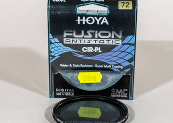 Filtr polaryzacyjny Hoya Fusion Antistatic CIR-PL 72mm