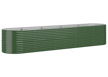 Podwyższona donica malowana proszkowo stal 368x80x68 cm WM-318963