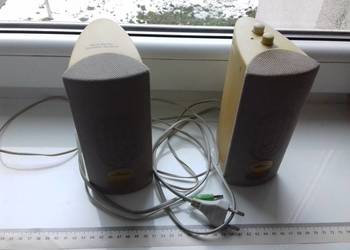 Głośniki PC SunnyLine, Jack 3,5mm, Multi Media Speaker System, Retro, z tył