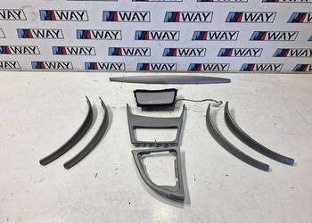 BMW E87 LISTWY OZDOBNE DEKORY SREBNE