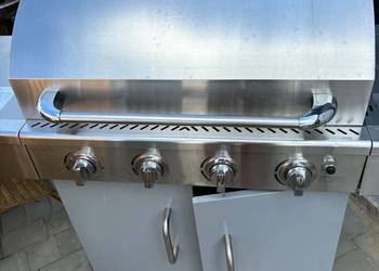 Piękny duży solidny Niemiecki grill gazowy.Transport.Wysyłka.Żeliwne ruszta