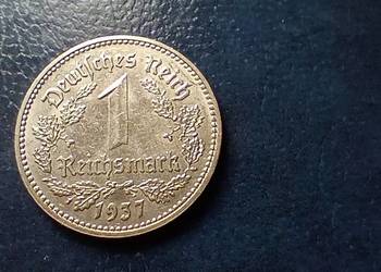Stare monety 1 marka 1937 A Niemcy