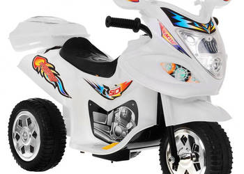 Auto samochód na akumulator MOTOREK MOTOR dla dziecka BJX-088 jeździk biały