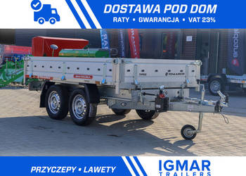 Przyczepa wywrotka 253x152 cm DMC 750 kg kiper manualny