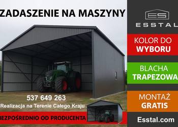 OTWARTY WYSOKI  Garaż Grafit | Wiata | Hala |Garaż Blaszany| - ESSTAL-