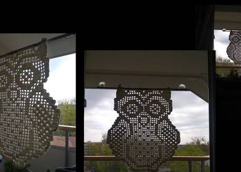 SOWA - Szydełkowany dywanik lub...