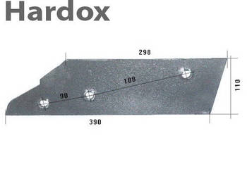Płoza krótka HARDOX 278074/P części do pługa KUHN