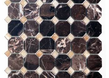 Mozaiki Marmurowe HANG BROWN/HONEY ONYX 30,5x30,5x1 poler