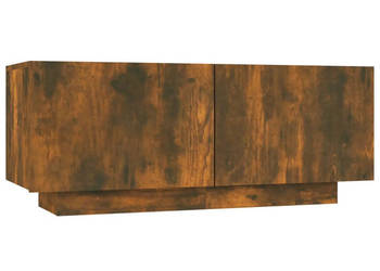 Szafka pod telewizor przydymiony dąb 100x35x40 cm WM-815717