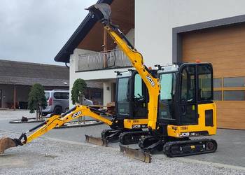 JCB 16 C ful opcja najbogatsza mini koparka sprowadzona 1 wł 3 łyżki szybko